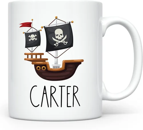 Miniatura 32 de Taza personalizada para niños y niños Taza personalizada de chocolate caliente, cacao, café y té Nombre personalizado regalo de cumpleaños