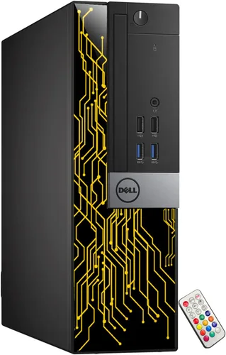 Miniatura 5 de Dell Computadora OptiPlex 5060 SFF RGB, Intel Core i5-8500, RX 550 4GB GDDR5, 32GB RAM, 512GB NVMe, 1TB HDD, monitor HDMI de 22 pulgadas, altavoces
