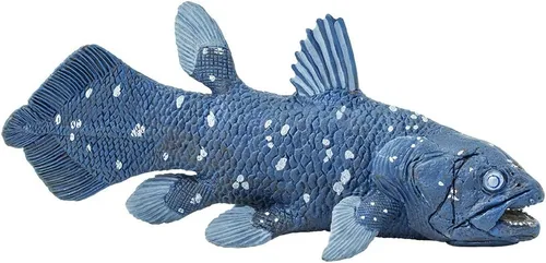 Safari Ltd. Figura de celacanto - Figura de pez prehistórico detallada de 5.5 pulgadas, juguete educativo para niños, niñas y niños a partir de 3