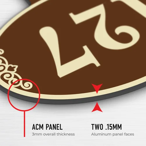 Miniatura 6 de Letrero personalizado de dirección de casa, placa de dirección de césped, números de casa personalizados para Navidad al aire libre, 12 x 15
