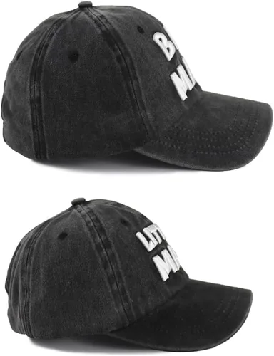 Miniatura 3 de 2 gorras de béisbol ajustables de algodón bordadas en 3D a juego, para hombre grande y hombre pequeño, papá e hijo