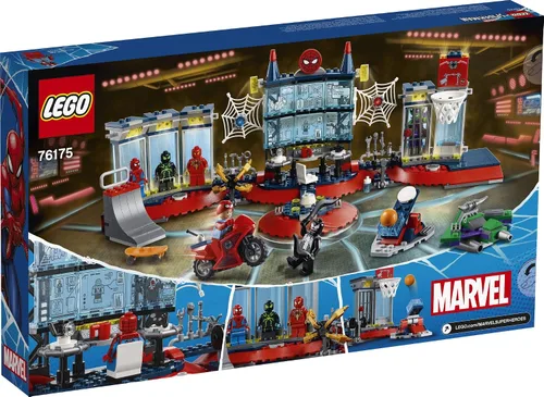 Miniatura 5 de LEGO Marvel Spider-Man Attack on The Spider Lair 76175 - Juguete de construcción genial, con la sede de Spider-Man; incluye Spider-Man, Duende Verde