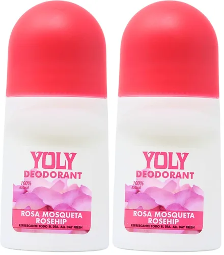 Miniatura 7 de Yoly Deoderant Rosa Mosqueta Antitranspirante, protección contra olores, fresco todo el día (2.53 onzas líquidas/paquete de 1)