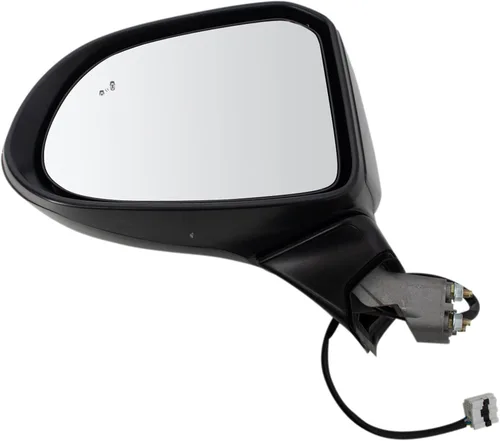 Miniatura 79 de TRQ Espejo plegable con calefacción eléctrica del lado del conductor con indicador de punto ciego pintura a juego negro liso compatible con Kia
