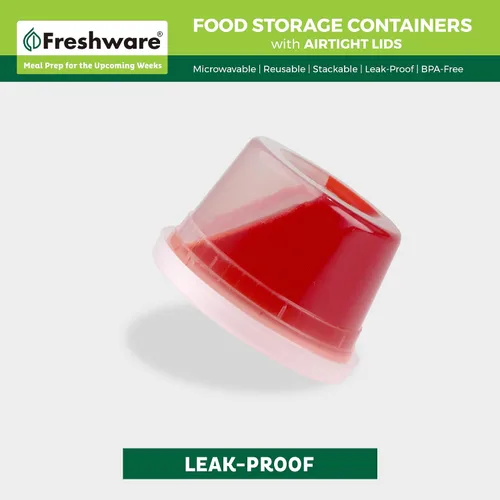 Miniatura 4 de Freshware Recipientes de almacenamiento de alimentos [36 piezas] recipientes de plástico de 16 oz con tapas, para limo, sopa, preparación de comidas