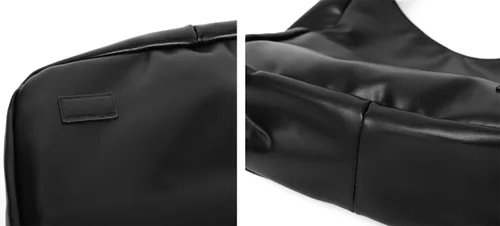 Miniatura 4 de Bolsos de mano tipo tote para mujer, elegantes bolsos tote de cuero vegano, cartera con estilo, casual, moderno, grande, suave, bolso de hombro