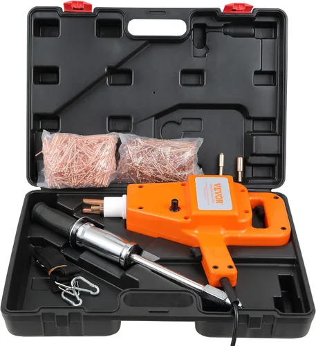 Miniatura 8 de VEVOR Kit de reparación de abolladuras de soldador de pernos, kit de soldador de pernos 5500, perno de soldadura por puntos de 800VA, kit de pernos