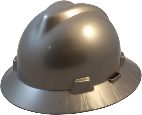 Miniatura 4 de MSA V-Gard - Sombreros de ala completa con suspensiones FasTrac III con práctica bolsa de mano