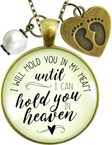 Miniatura 15 de Gutsy Goodness Miscarriage Necklace Comforting Sentimental Handmade Jewelry For Mom - Pendant, Message Card, Keepsake Gift Box