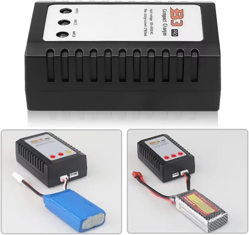 Miniatura 2 de Lipo Cargador de batería (B3 PRO) 2S-3S Cargador de equilibrio remoto AC 7.4-11.1V 10W Cargador compacto de polímero de litio RC Car Compatible
