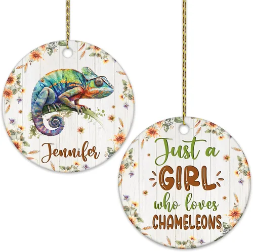 Miniatura 17 de Hyturtle Adorno de Navidad personalizado para los amantes de los osos, adorno de cerámica con nombre personalizado de Just A Girl Who Loves Bears