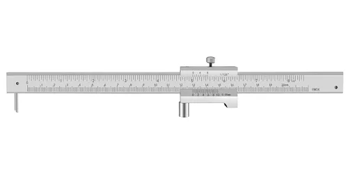 Calibre Cruzado Paralelo 0-20cm (0-8 pulgadas) con 2 Escribidor de Carburo/Agujas, Calibradores Vernier de Acero Inoxidable, Indicador de Marcado,