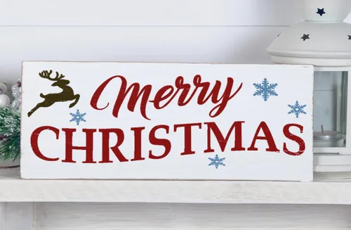 Miniatura 4 de Plantillas navideñas para pintar sobre madera, plantillas reutilizables con una plantilla de Feliz Navidad y Believe, plantillas navideñas grandes