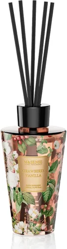 Miniatura 15 de M&SENSE Juego de difusor de varillas de cereza salvaje, 8.79 onzas líquidas, fragancia para el hogar, no tóxico, difusor de baño natural con palos