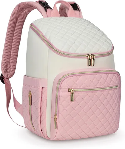 Miniatura 12 de LOVEVOOK Mochila para Pañales de Gran Capacidad con Cambiador Portátil, Mochila de Viaje Multifunción para Bebé Leche