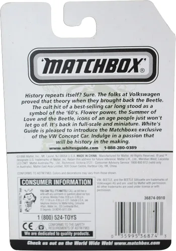 Miniatura 3 de Matchbox Guía blanca exclusiva VW Concept CAR #66