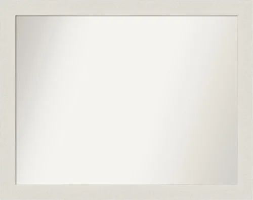 Miniatura 225 de Amanti Art Espejo de baño blanco para sobre el fregadero, 24 x 24 pulgadas, hecho a medida, espejo de tocador cuadrado blanco estrecho, marco