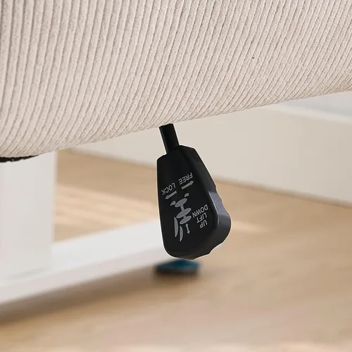 Miniatura 9 de Silla de escritorio de terciopelo con rayas para oficina en casa, silla tapizada moderna ajustable en altura y giratoria con ruedas, silla Silla
