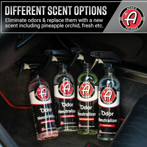 Miniatura 4 de Adam's Polishes Neutralizador de olores (manzana y canela, 16 onzas líquidas) – Ambientador en aerosol para automóvil que elimina los olores nocivos