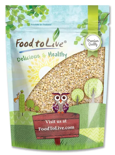 Food to Live Avena cortada al acero, 12 onzas, avena irlandesa 100% de grano entero, avena de cocción rápida y fácil, cereales abundantes y