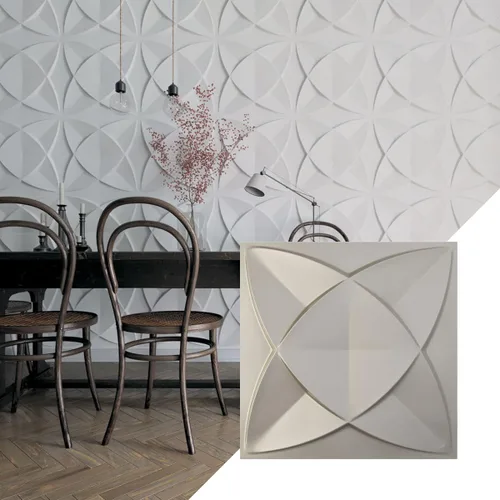 Miniatura 32 de Ekena Millwork Swindon EnduraWall Panel decorativo de pared 3D de 11 7/8 pulgadas de ancho x 11 7/8 pulgadas de alto, fiebre del oro