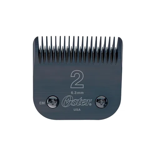 Oster - Cuchillas cortadoras profesionales, tamaño 2, compatibles con todos los cortadores de cuchillas desmontables, acero de alto carbono, de