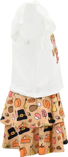Miniatura 39 de Unique Baby Girls 2pc Skirt Set Outfit Long Sleeve Top with Skirt