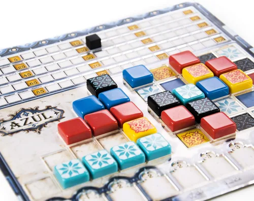 Miniatura 2 de Superposiciones de colchoneta de jugador Azul. Juego de cuatro