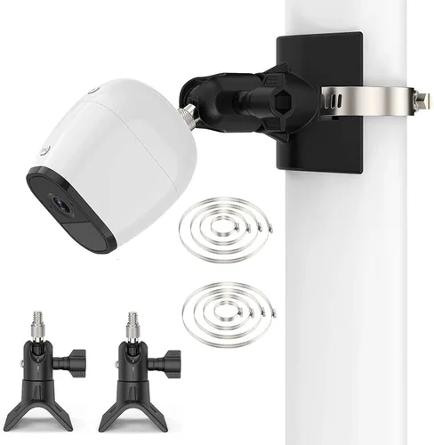Miniatura 8 de Soporte de cámara exterior para Arlo Pro 5S/Pro 3/Ultra 2/Essential XL, para eufyCam 2C/2C Pro y más cámara roscada de 1/4 pulgadas sin montaje