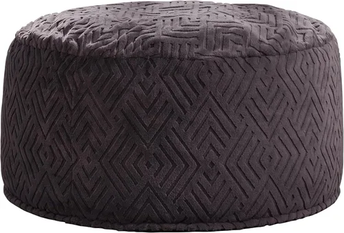 Miniatura 9 de Hobestluk Sillas de Puf para Adultos, Silla de Puf con Relleno, Bolsas Grandes con Funda de Felpa en Relieve, Sillas de Puf Gigantes para Adultos