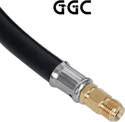 Miniatura 2 de GGC Conector QCC1 de manguera de coleta de propano RV de 1 pie con destello macho invertido de 1/4 '' (2PCS)