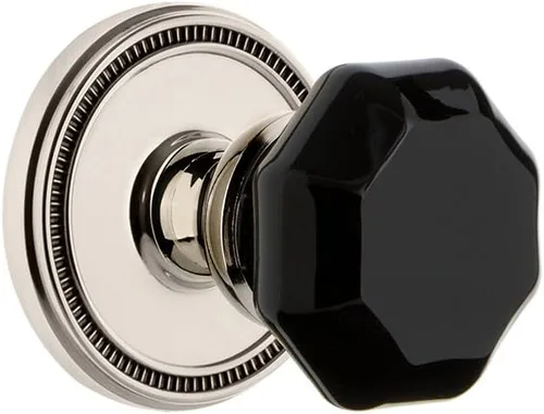 Miniatura 4 de Grandeur Hardware 850929 Soleil Rosette con pomo Lyon Privacidad, Tamaño del fondo: 2.375", Latón Lifetime bronce (Lifetime Brass)