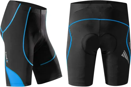 Miniatura 2 de Santic Pantalones cortos de ciclismo acolchados para hombre, pantalones de ciclismo para ciclismo, ropa de ciclismo