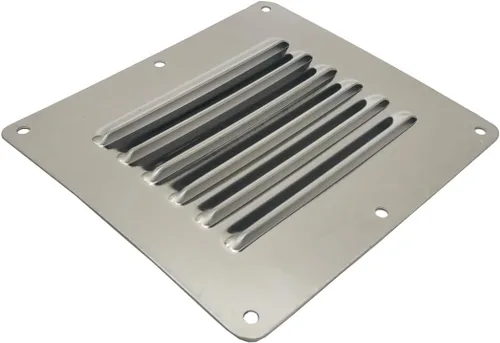 Miniatura 4 de Cubierta de rejilla de ventilación de cabina de barco, rejilla de ventilación de 4-1/2 x 5 pulgadas, cubierta de panel de ventilación de aire
