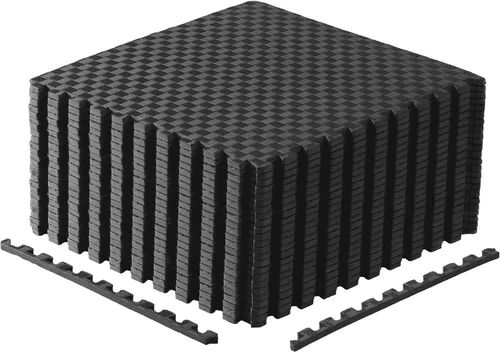 Miniatura 25 de CAP Puzzle Exercise Mats 1/2” Thick EVA Interlocking Foam Tiles for Home Gym Flooring Multiple Options