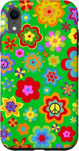 Funda para iPhone XR Bloom Daisy Flower Hippie Flower Power Case