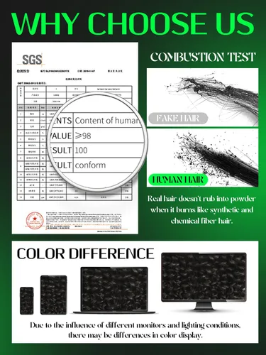 Miniatura 7 de Anrosa Extensiones de cabello humano con clip, cabello natural negro #1B, rizado en espiral, extensiones de cabello humano con clip para mujeres