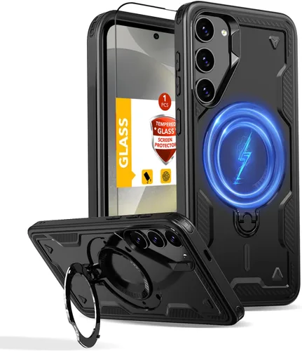 Miniatura 80 de Funda magnética para Google Pixel 9A compatible con cargador inalámbrico MagSafe, para Pixel 9A, funda de teléfono integrada de 360 °, con 2