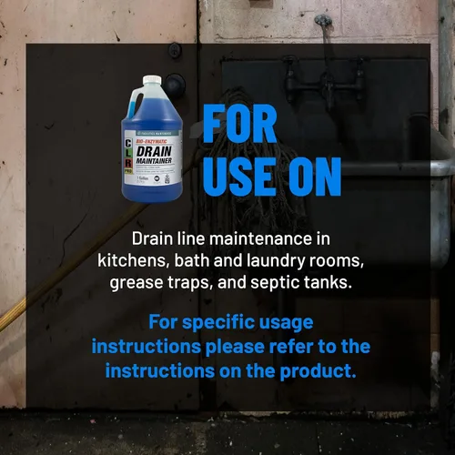 Miniatura 6 de CLR PRO - Tratamiento comercial de drenaje y trampa de grasa, fórmula microbiana de mantenimiento preventivo, botella de 1 galón
