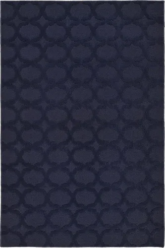 Miniatura 213 de Garland Rug Sparta - Alfombra antideslizante de polipropileno de 2 pies x 12 pies, color negro, ideal para salas de estar y pasillos, elegante
