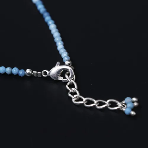 Miniatura 128 de Gempires - Pulseras de cuentas de piedras preciosas hechas a mano, ligeras, de cristal, para uso diario, hipoalergénicas, de 8 pulgadas, chapadas