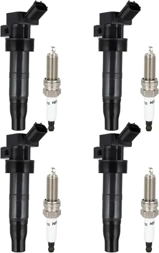 Miniatura 51 de ECCPP UF816 4 bobinas de encendido con 4 bujías de iridio 95125 para Hyundai Elantra Sonata Kona para Kia Forte Optima 2.0L GN10877 UF816 UF-816