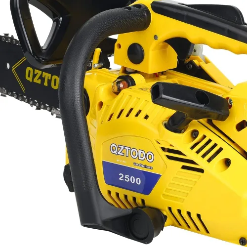 Miniatura 7 de Motosierra con mango superior, alimentada a gas, sierras de cadena de 12 pulgadas, sierra pequeña portátil ligera de 25.4 CC de 2 tiempos