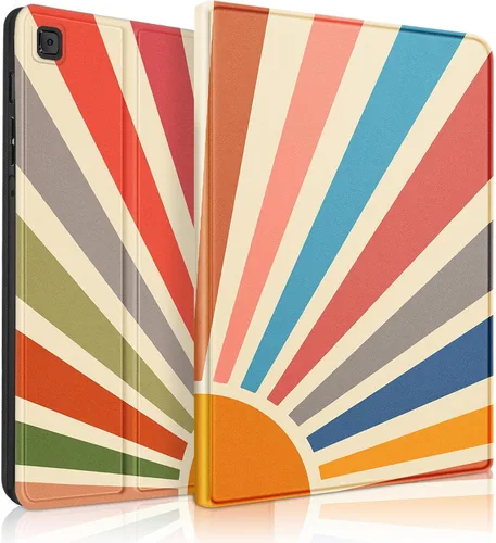 Miniatura 10 de Uppuppy Funda para Samsung Galaxy Tab S6 Lite de 10.4 pulgadas para niños y niñas, folio kawaii femenino, diseño de fresa, funda única para tableta