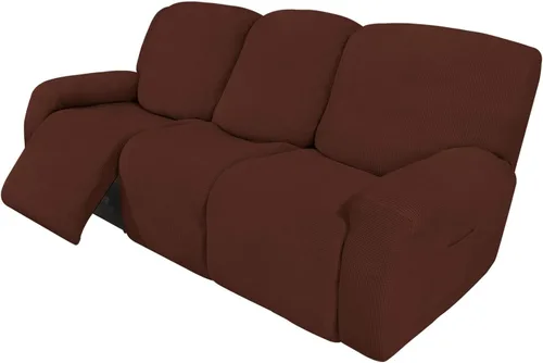 Miniatura 18 de Easy-Going - Funda elástica para sofá reclinable y sofá cama, 6 piezas, protector de muebles, suave, parte inferior elástica, tela jacquard