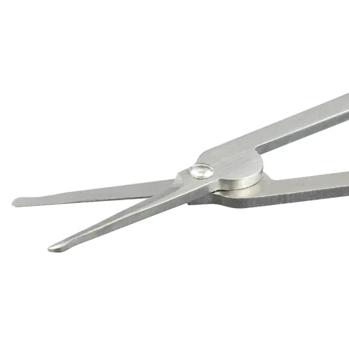Miniatura 9 de Seki Edge Tijeras nasales de acero inoxidable (SS-908) – Tijeras de aseo de seguridad con puntas redondas romas para recortar el vello de la nariz