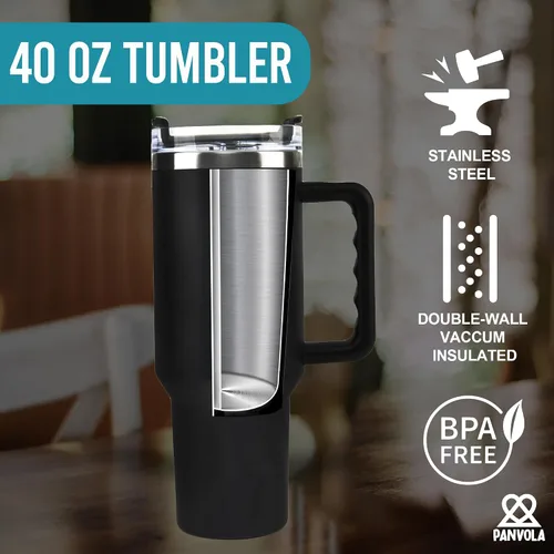Miniatura 5 de Panvola No ronco, sueño que soy una moto Taza de acero inoxidable para motociclistas, regalo para papá, esposo, novio, tío, taza de viaje