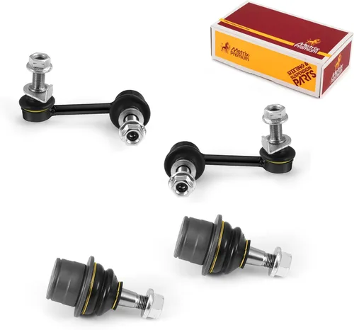 Miniatura 197 de Metrix Premium Chassis Parts - Juego de 4 piezas de articulación de rótula superior y barra estabilizadora delantera para Ford Ranger RWD 1998-2011