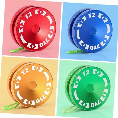 Miniatura 5 de 7YO T2 Responsive Yoyo Auto Return para niños y principiantes, Yoyo profesional de metal Yoyo Looping 2A Yo Yo para trucos de cuerda + 5 cuerdas