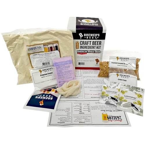Miniatura 3 de Brewer's Best Kit de ingredientes de cerveza casera de un galón (cerveza de trigo americana)
